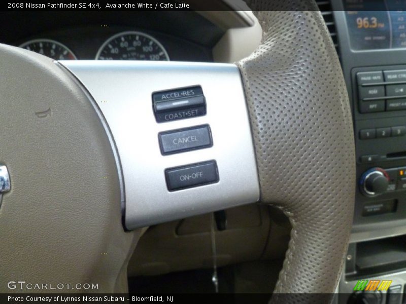 Avalanche White / Cafe Latte 2008 Nissan Pathfinder SE 4x4
