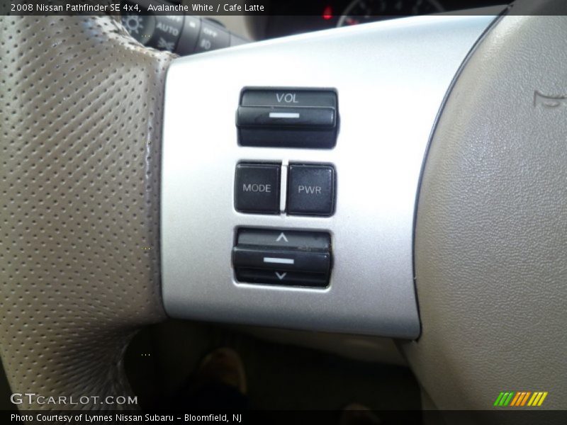 Avalanche White / Cafe Latte 2008 Nissan Pathfinder SE 4x4