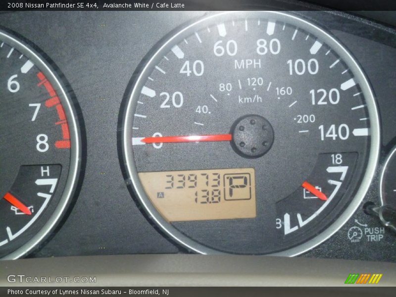 Avalanche White / Cafe Latte 2008 Nissan Pathfinder SE 4x4