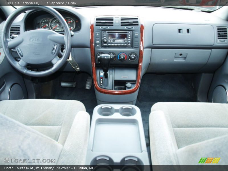 Blue Sapphire / Gray 2003 Kia Sedona EX