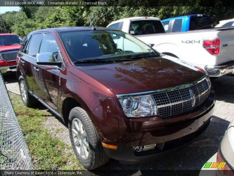Cinnamon Metallic / Charcoal Black 2010 Lincoln MKX AWD