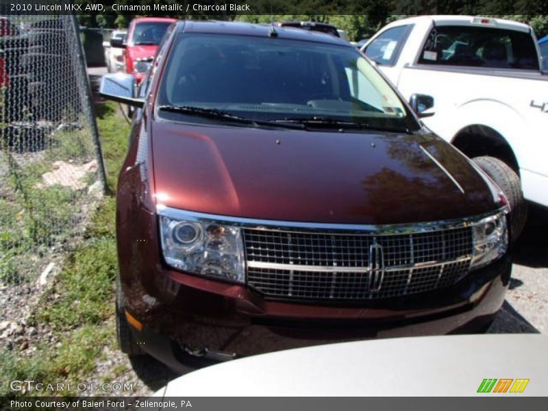 Cinnamon Metallic / Charcoal Black 2010 Lincoln MKX AWD