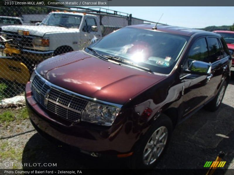Cinnamon Metallic / Charcoal Black 2010 Lincoln MKX AWD