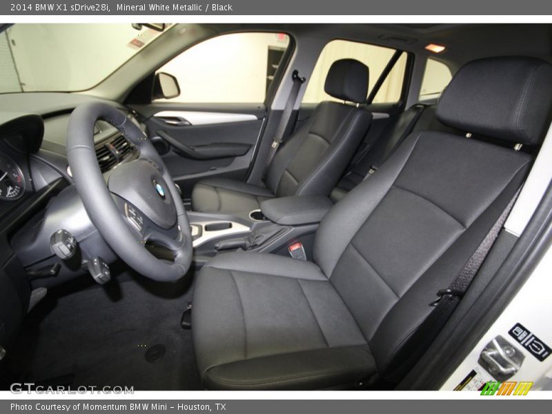 Mineral White Metallic / Black 2014 BMW X1 sDrive28i