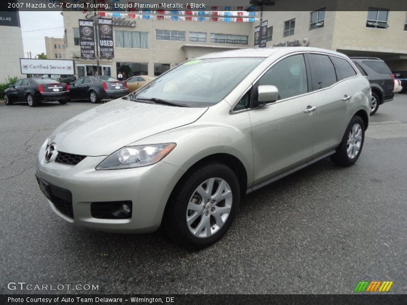 Liquid Platinum Metallic / Black 2007 Mazda CX-7 Grand Touring