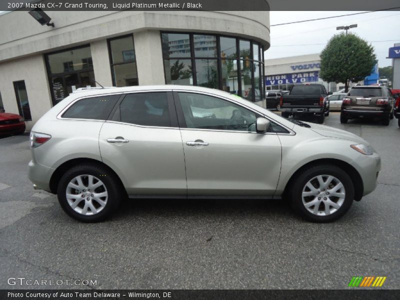 Liquid Platinum Metallic / Black 2007 Mazda CX-7 Grand Touring