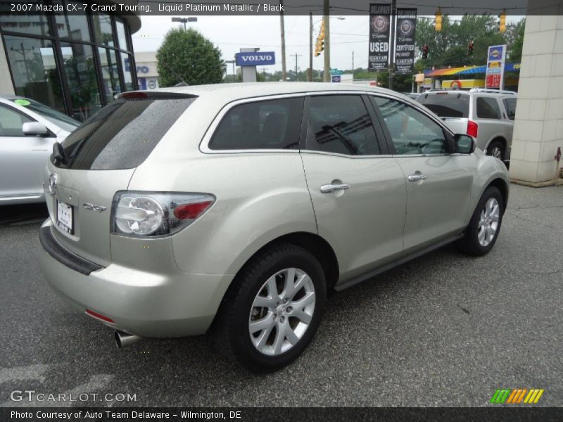 Liquid Platinum Metallic / Black 2007 Mazda CX-7 Grand Touring