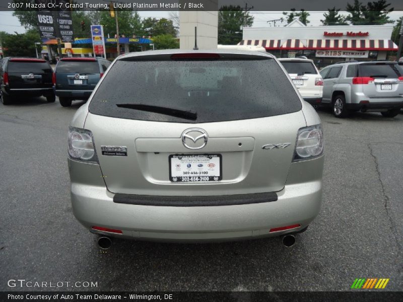 Liquid Platinum Metallic / Black 2007 Mazda CX-7 Grand Touring