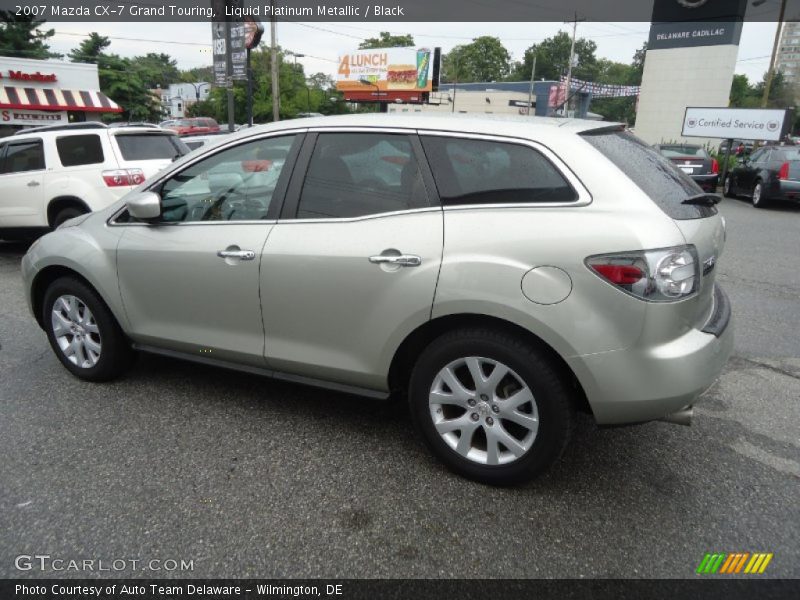 Liquid Platinum Metallic / Black 2007 Mazda CX-7 Grand Touring