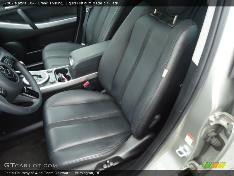 Liquid Platinum Metallic / Black 2007 Mazda CX-7 Grand Touring