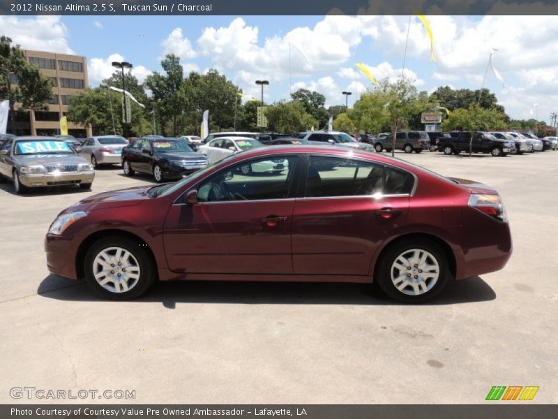 Tuscan Sun / Charcoal 2012 Nissan Altima 2.5 S