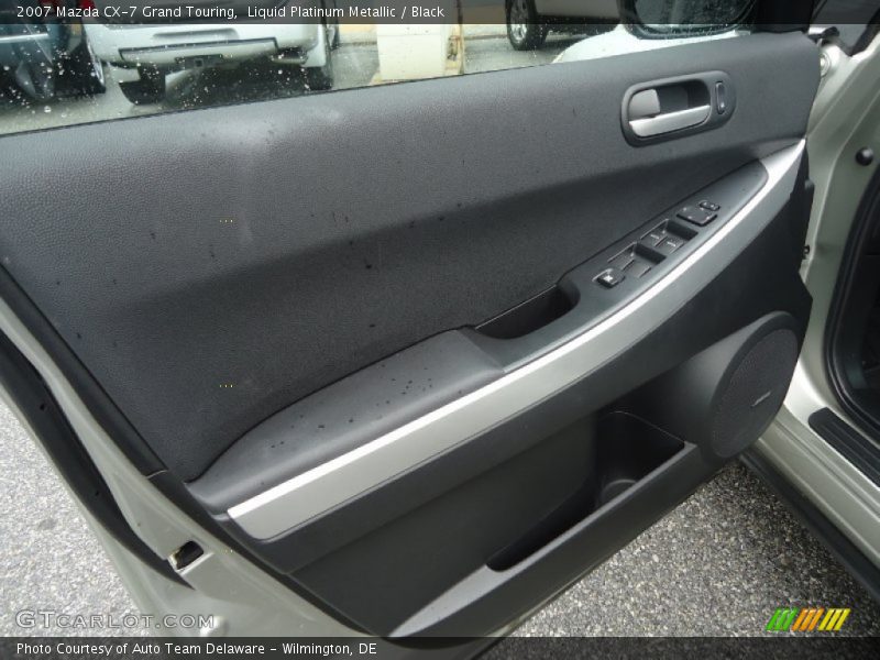 Liquid Platinum Metallic / Black 2007 Mazda CX-7 Grand Touring