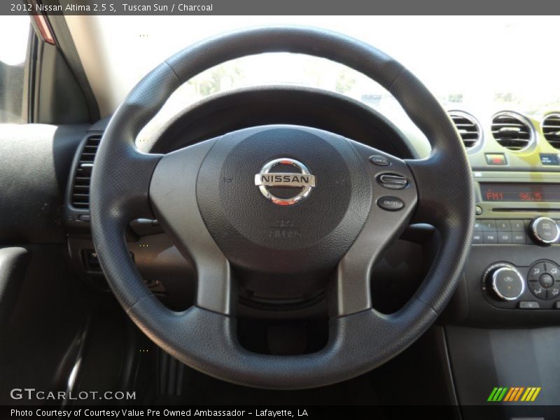 Tuscan Sun / Charcoal 2012 Nissan Altima 2.5 S