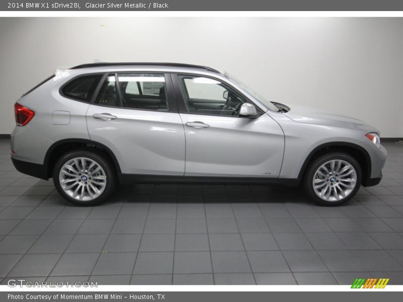 Glacier Silver Metallic / Black 2014 BMW X1 sDrive28i
