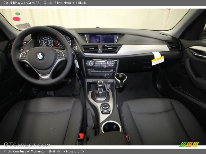 Glacier Silver Metallic / Black 2014 BMW X1 sDrive28i