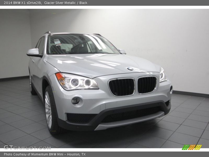 Glacier Silver Metallic / Black 2014 BMW X1 sDrive28i