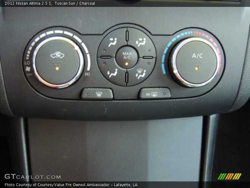 Tuscan Sun / Charcoal 2012 Nissan Altima 2.5 S