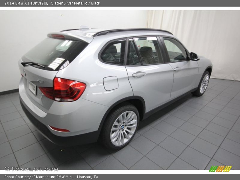 Glacier Silver Metallic / Black 2014 BMW X1 sDrive28i