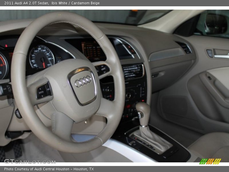 Ibis White / Cardamom Beige 2011 Audi A4 2.0T Sedan