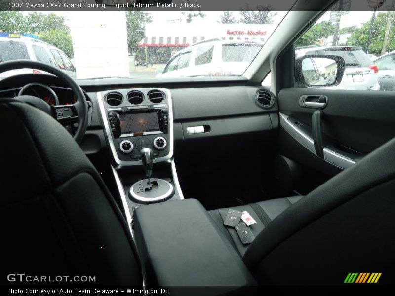 Liquid Platinum Metallic / Black 2007 Mazda CX-7 Grand Touring