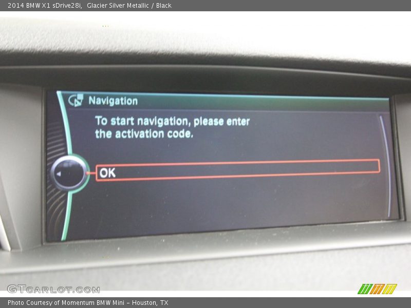 Glacier Silver Metallic / Black 2014 BMW X1 sDrive28i