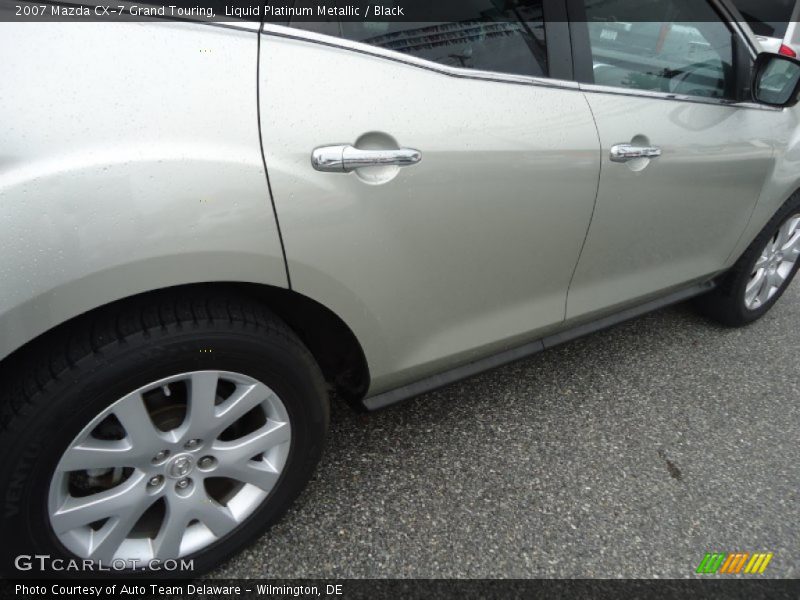 Liquid Platinum Metallic / Black 2007 Mazda CX-7 Grand Touring