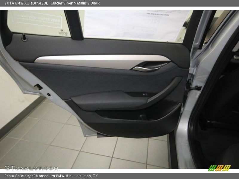 Glacier Silver Metallic / Black 2014 BMW X1 sDrive28i