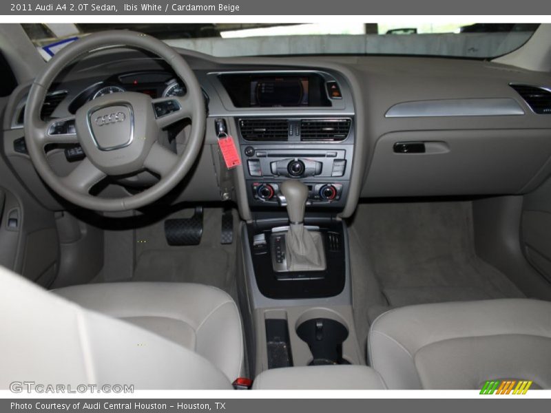 Ibis White / Cardamom Beige 2011 Audi A4 2.0T Sedan
