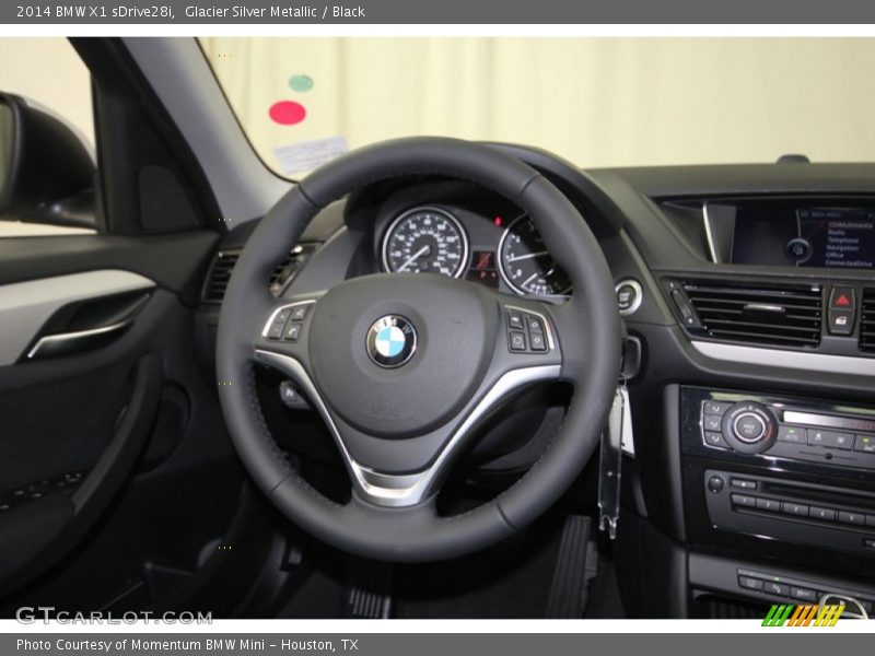 Glacier Silver Metallic / Black 2014 BMW X1 sDrive28i