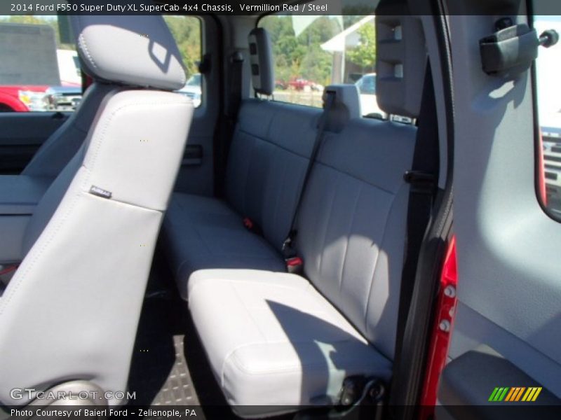 Vermillion Red / Steel 2014 Ford F550 Super Duty XL SuperCab 4x4 Chassis