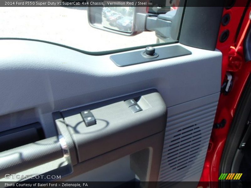 Vermillion Red / Steel 2014 Ford F550 Super Duty XL SuperCab 4x4 Chassis