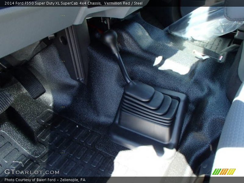 Vermillion Red / Steel 2014 Ford F550 Super Duty XL SuperCab 4x4 Chassis