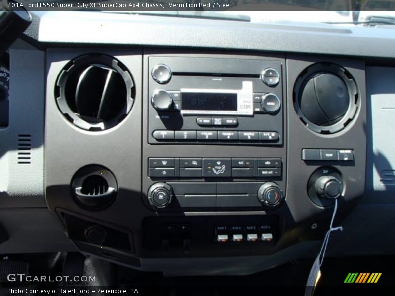 Vermillion Red / Steel 2014 Ford F550 Super Duty XL SuperCab 4x4 Chassis