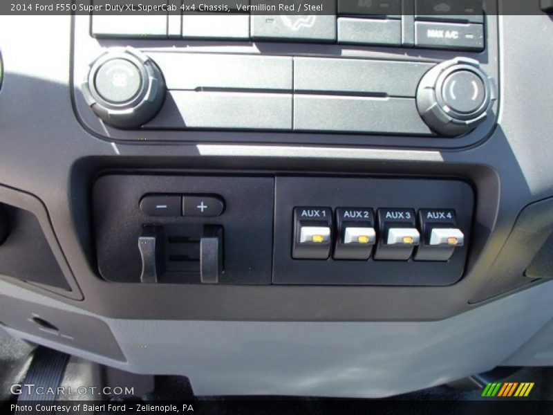 Controls of 2014 F550 Super Duty XL SuperCab 4x4 Chassis