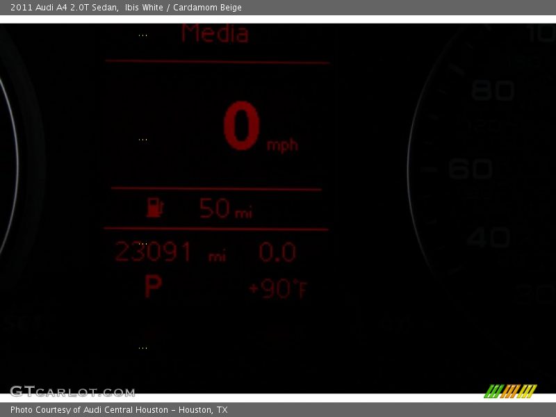 Ibis White / Cardamom Beige 2011 Audi A4 2.0T Sedan
