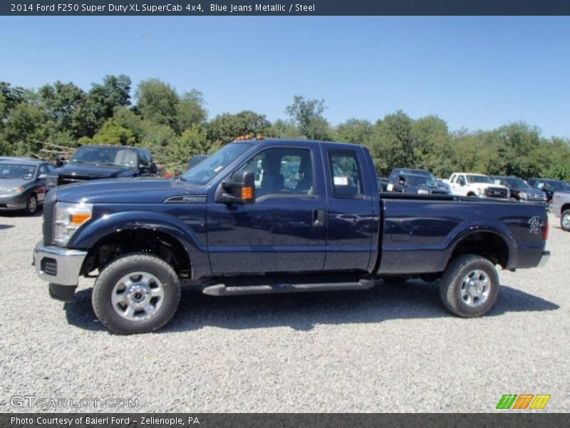  2014 F250 Super Duty XL SuperCab 4x4 Blue Jeans Metallic