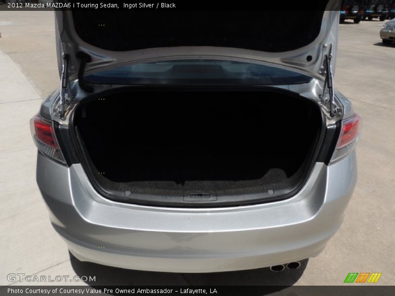 Ingot Silver / Black 2012 Mazda MAZDA6 i Touring Sedan