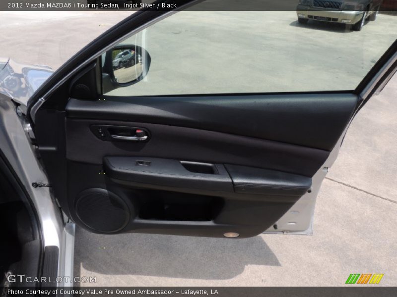 Ingot Silver / Black 2012 Mazda MAZDA6 i Touring Sedan