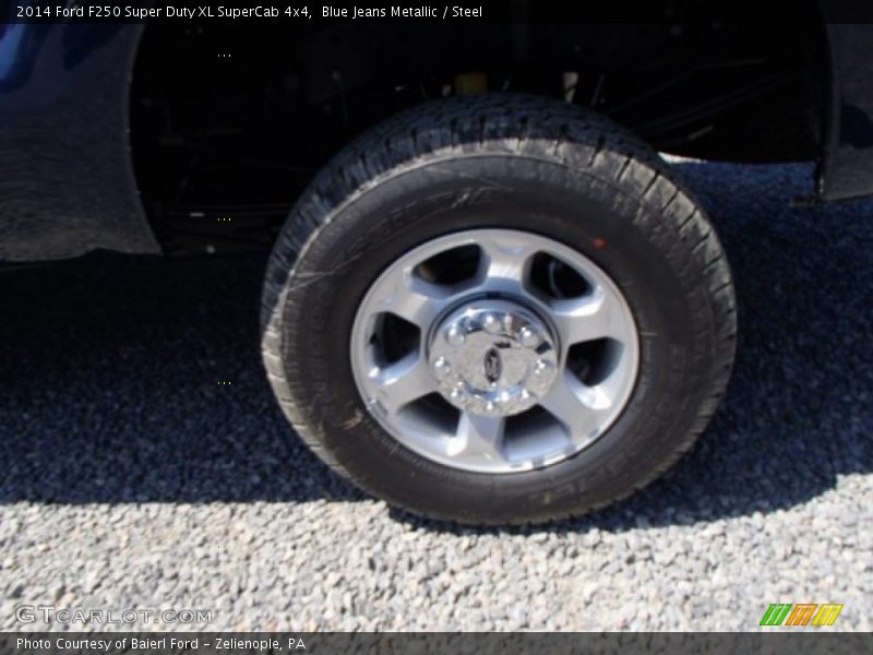Blue Jeans Metallic / Steel 2014 Ford F250 Super Duty XL SuperCab 4x4