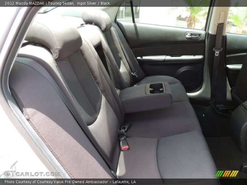 Ingot Silver / Black 2012 Mazda MAZDA6 i Touring Sedan
