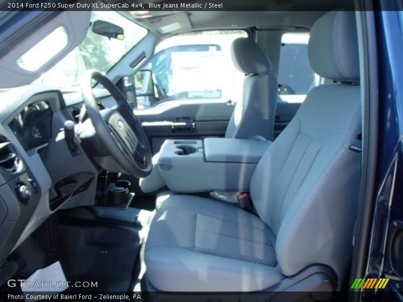 Blue Jeans Metallic / Steel 2014 Ford F250 Super Duty XL SuperCab 4x4