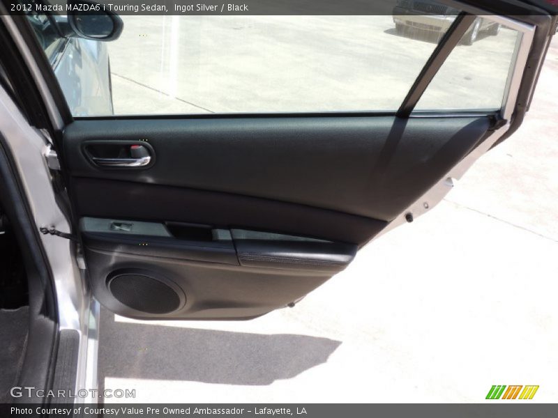 Ingot Silver / Black 2012 Mazda MAZDA6 i Touring Sedan