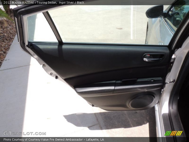Ingot Silver / Black 2012 Mazda MAZDA6 i Touring Sedan
