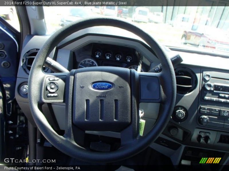 Blue Jeans Metallic / Steel 2014 Ford F250 Super Duty XL SuperCab 4x4