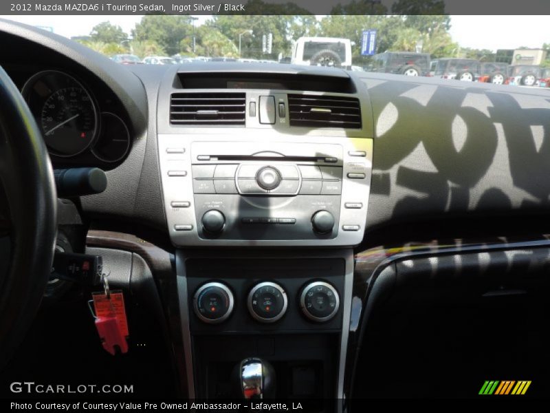 Ingot Silver / Black 2012 Mazda MAZDA6 i Touring Sedan