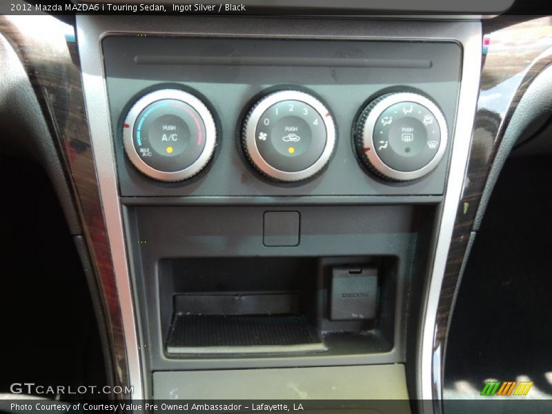 Ingot Silver / Black 2012 Mazda MAZDA6 i Touring Sedan