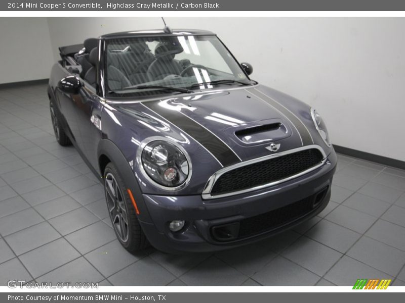 Highclass Gray Metallic / Carbon Black 2014 Mini Cooper S Convertible