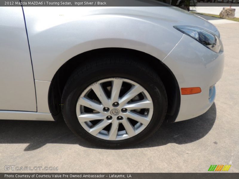 Ingot Silver / Black 2012 Mazda MAZDA6 i Touring Sedan
