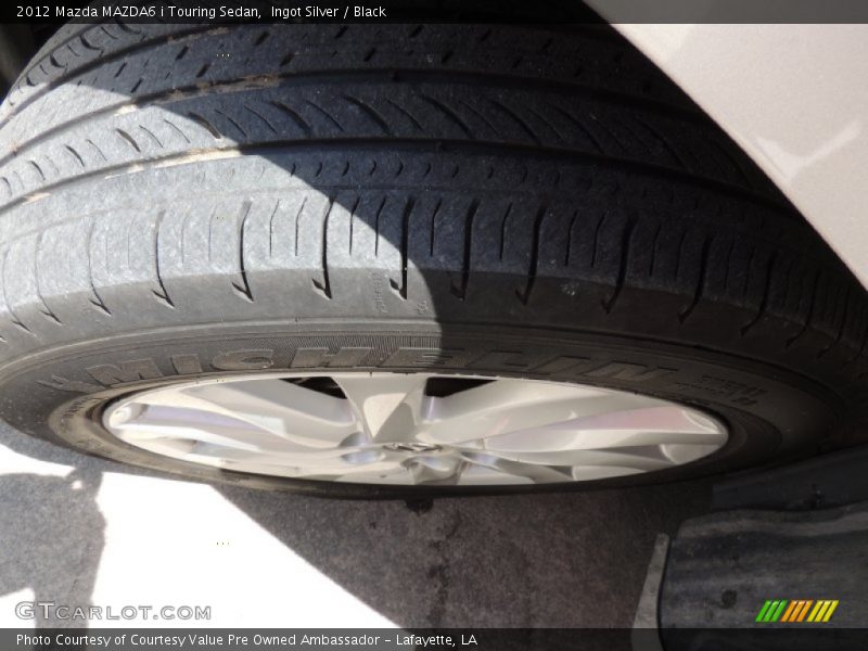 Ingot Silver / Black 2012 Mazda MAZDA6 i Touring Sedan