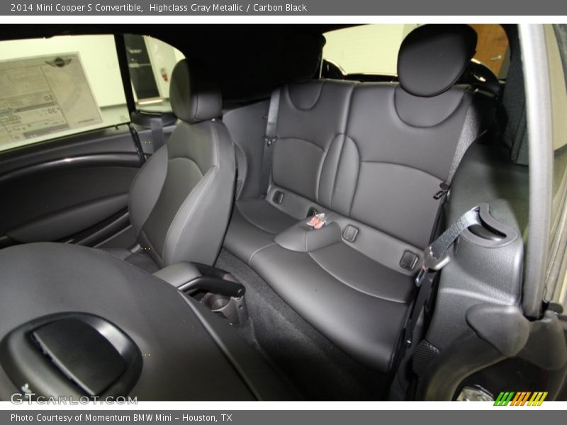 Rear Seat of 2014 Cooper S Convertible